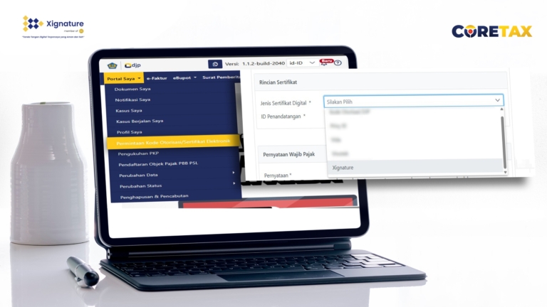 Xignature Officially Appointed as Non-Governmental Electronic Certification Provider for DJP Coretax