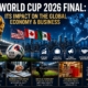 FIFA World Cup 2026 Final illustrating its impact on the global economy, tourism, media, sponsorship, and business growth.